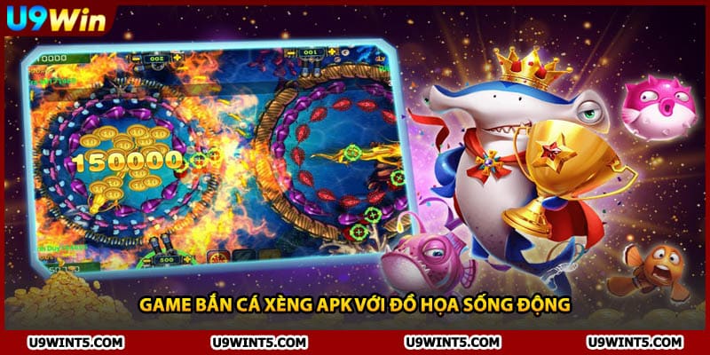 Game bắn cá xèng apk với đồ họa sống động