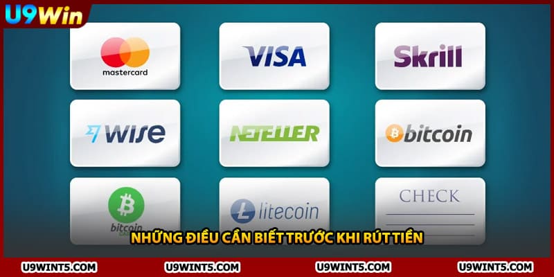 Những điều cần biết trước khi rút tiền