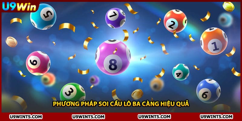 Phương pháp soi cầu lô ba càng hiệu quả